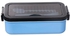 لانش بوكس بلاستيك محكم الاغلاق مع ملعقة وشوكة من كاباس بلاست - بيبي بلو، ازرق فاتح