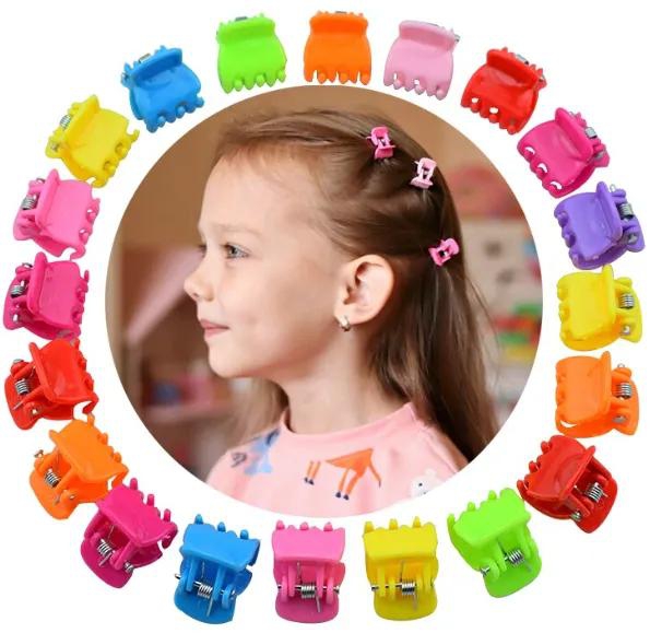 50pcs girls/baby hair clips hair pins multicolored butterfly clips colorful hair accessories