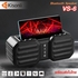 Kisonli VS6 Wireless Bluetooth USB, SD, FM Loud Speaker (Black)