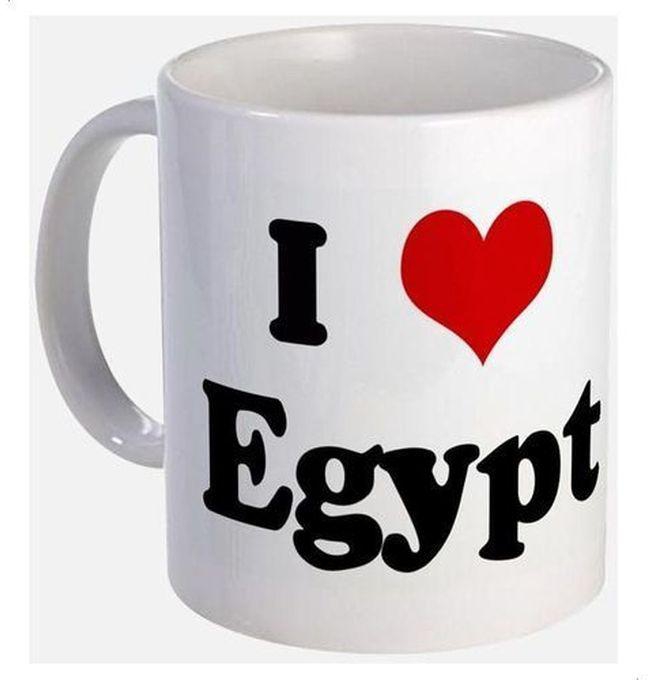 I Love Egypt Ceramic Mug - Multicolor