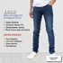 Lush Denim Men's Slim Straight Fit Designer Jeans - 10 Sizes (2 Colors)