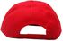 Adjustable Face Cap- Red