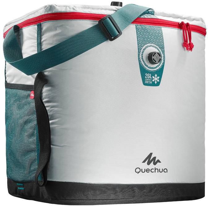 FRESH COMPACT CAMPING/COUNTRY WALKING COOL BAG 26 LITRES - WHITE