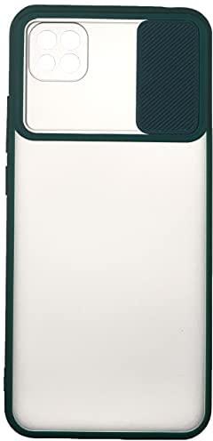 Slim Hard Back Cover with Slide Camera Shield for Xiaomi Mi Poco C3 Green