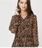 Leopard Print Dress Brown/Black