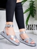 Shoozy Women Fashionable Flat Sandals - Silver