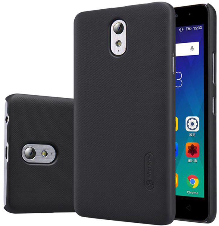 Polycarbonate Super Frosted Shield Case Cover With Screen Protector For Lenovo Vibe P1M Black