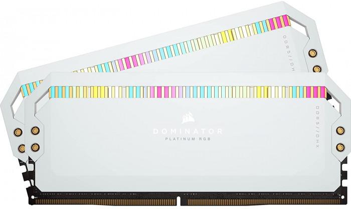 كورسير | ذاكرة | Dominator Platinum RGB 64GB (2 x 32GB) 288-Pin DDR5 SDRAM DDR5 5200 (PC5 41600) Intel XMP 3.0 | CMT64GX5M2B5200C40W