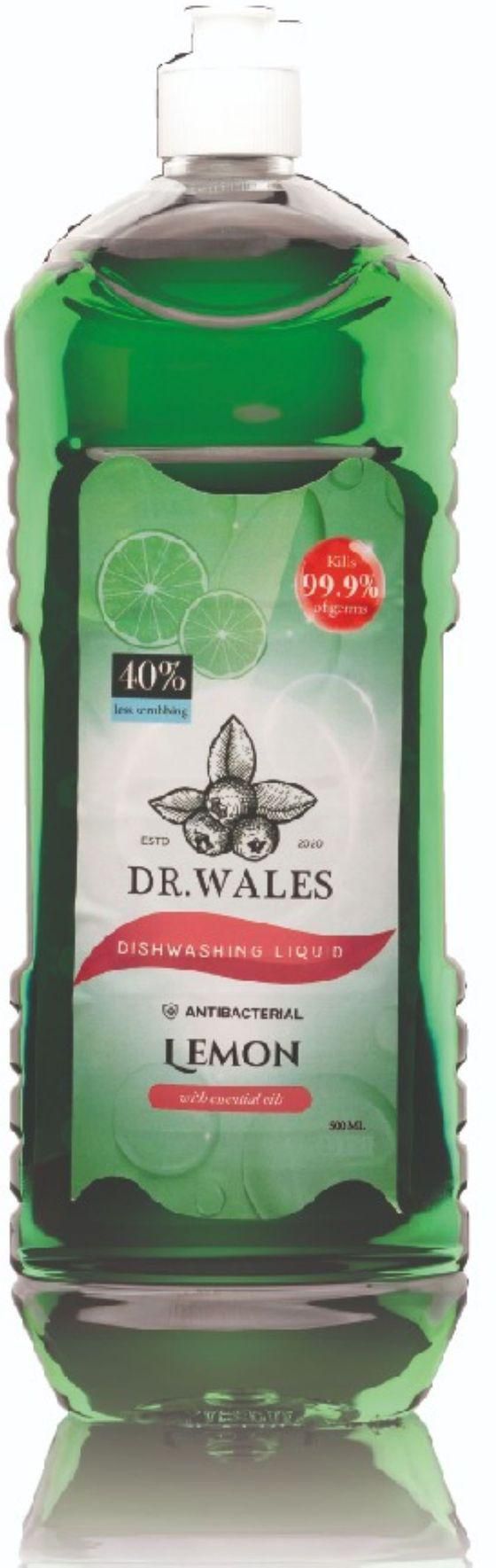 DR. WALES Dishwashing Liquid Detergent- Lemon 500ml