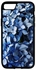 غطاء حماية مطبوع ايفون 6 زهور زرقاء جميلة