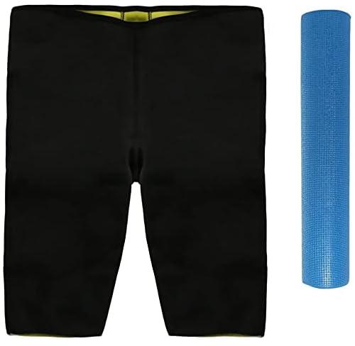 Hot Slimming Short 5Xl, Black, Mf167-Bla1 With Pvc Yoga Mat, Blue, Mf116-2-Blu114988_ with two years guarantee of satisfaction and quality