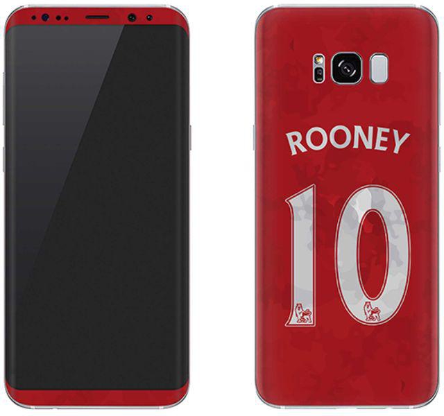 Vinyl Skin Decal For Samsung Galaxy S8 Rooney Jersey