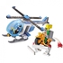 Police Helicopter And Criminal Pursuit Building Blocks Play Set 164PCS