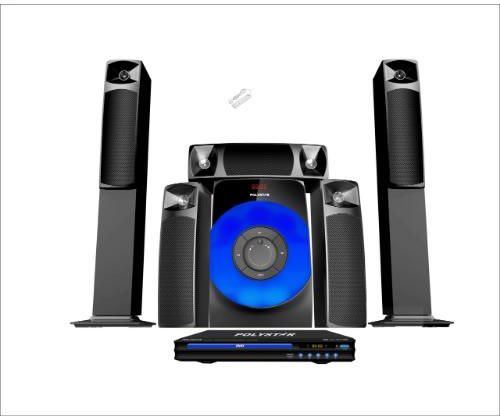 Heavy Bass Multimedia Home Theatre With Dvd Player + Free Extension Pv-861-5.1