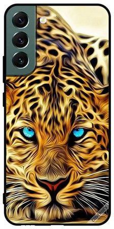 Protective Case Cover For Samsung Galaxy S22 Plus 5G Golden Leopard