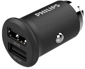 Philips Dual Port USB Car Charger Black