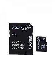 Advance 4GB Micro SD Memory Card with Adaptor