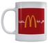 Arabic Quote White/Red/Yellow Ceramic Coffee Mug (330ml) (VTX-734)