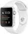 Apple Watch Series 1 - 42mm Silver Aluminium Case with White Sport Band,  MNNL2