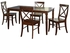 Dove 4-Chair Dining Set, Brown - DR1072
