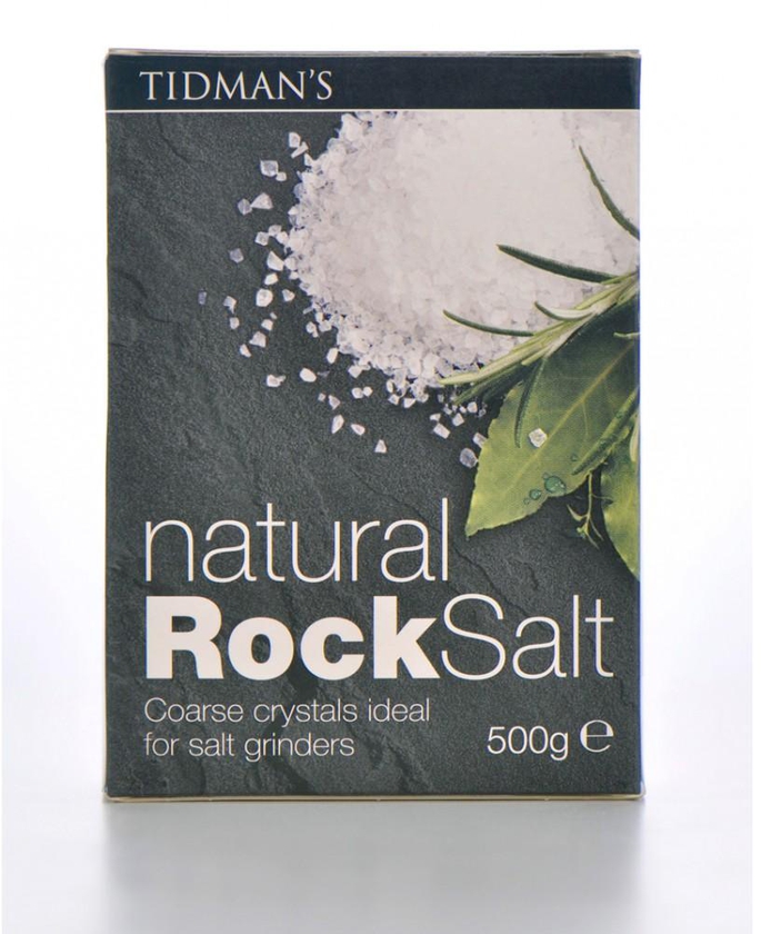 Tidman's Natural Rock Salt, 500g