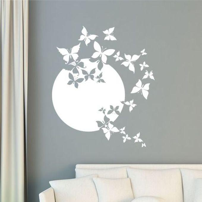 Decorative Wall Sticker - The Earth And Its Butterflies