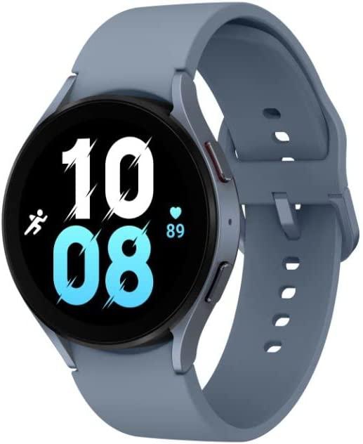 SAMSUNG Galaxy Watch 5 44mm Bluetooth Smartwatch w/Body Health Fitness and Sleep Tracker Improved Battery Sapphire Crystal Glass Enhanced GPS Tracking