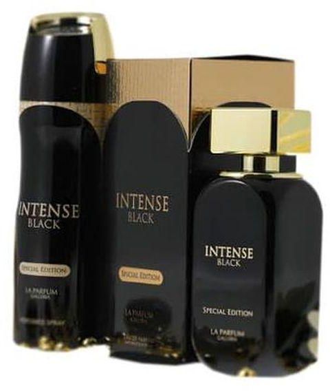Fragrance World Intense Black + Free Body Spray Perfume For Men 100ml