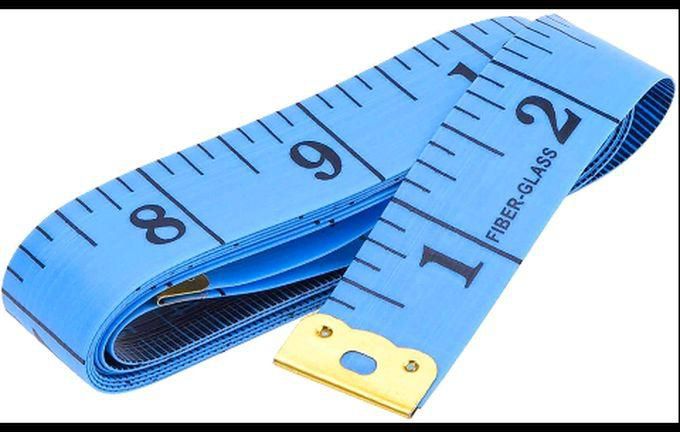 Long -lasting Tape measure Flexible Double scale Soft Ruler Tape Blue