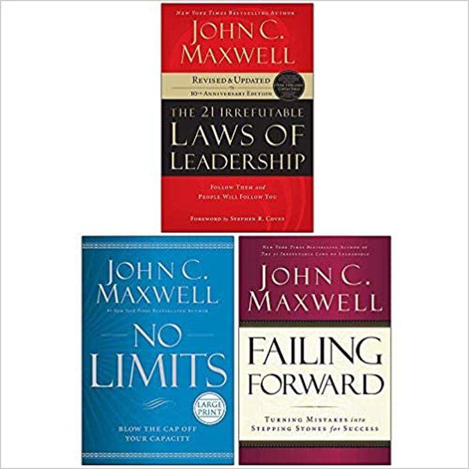 John Maxwell (21 Irrefutable Laws Of Leadership, No Limits [Hardcover], Failing Forward)