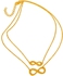 Women's simple alloy necklace