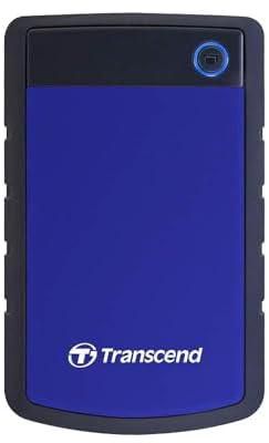 Transcend 4TB USB 3.1 Gen 1 StoreJet 25H3B SJ25H3B Rugged External Hard Drive TS4TSJ25H3B Blue
