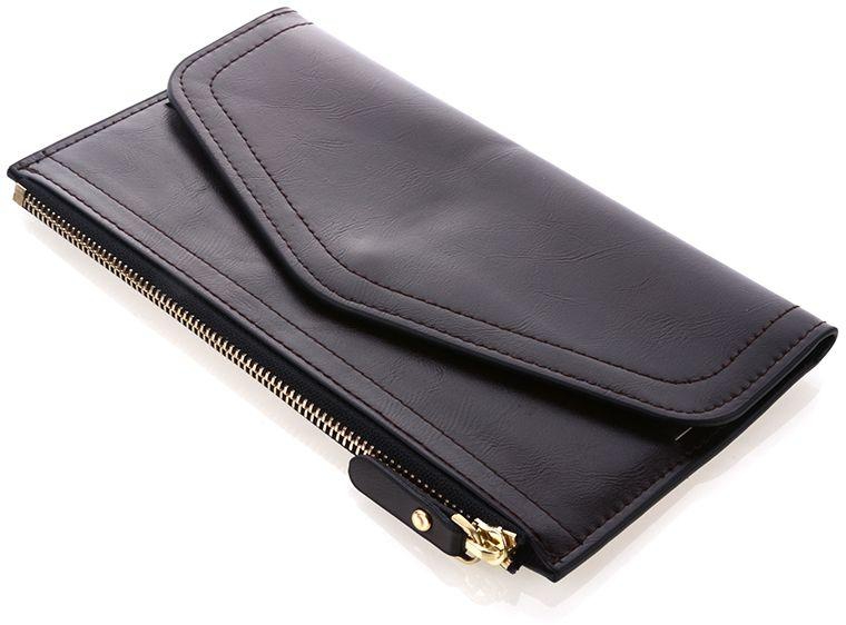Carss Card and ID Cases for men, Leather, Black