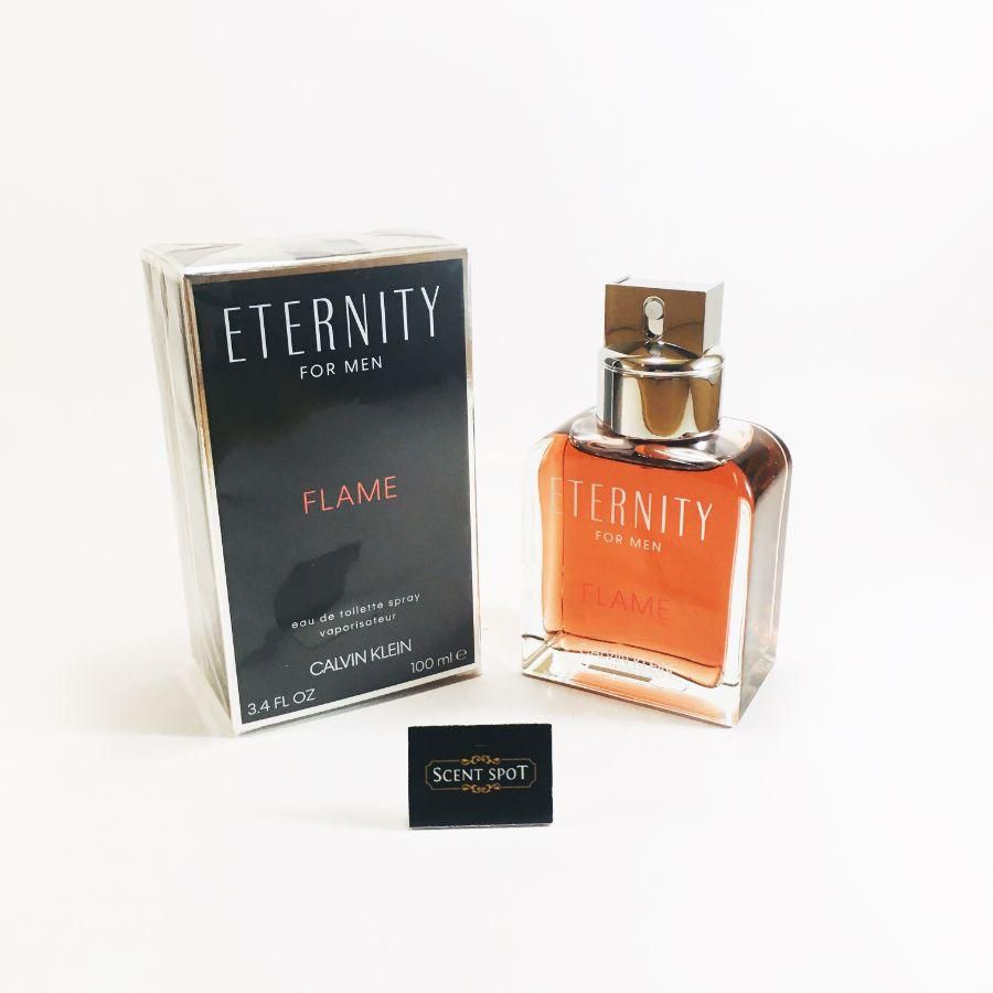 Calvin Klein Eternity Flame (New in Box) 100ml Eau De Toilette Spray (Men)