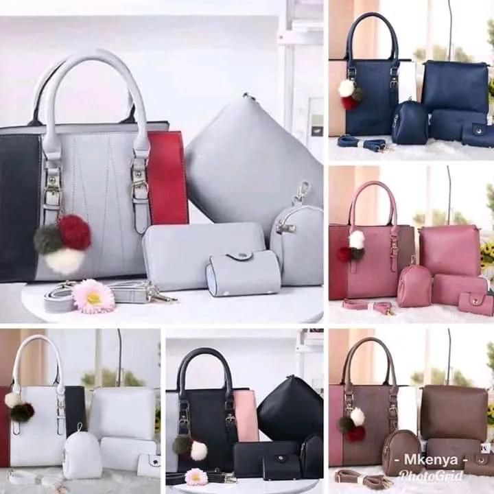 Elegant Ladies 5 in 1 Handbags with Backpack