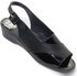Silver Shoes Women Black Verne Medical Sandal Made Of Genuine Leather