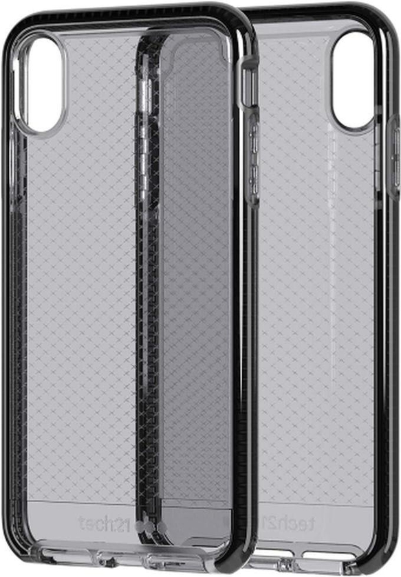 Tech21 T21-6137 - Evo Check for iPhone XS Max Case - Smokey Black