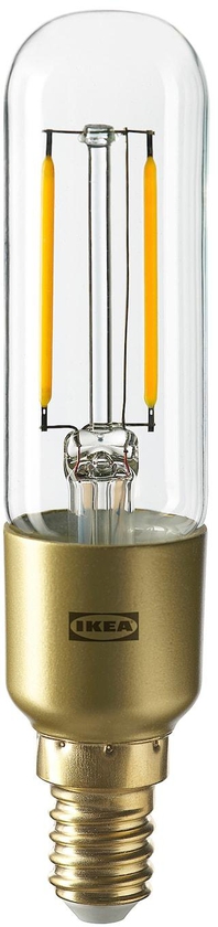 LUNNOM LED bulb E14 200 lumen - dimmable/tube-shaped clear glass 25 mm