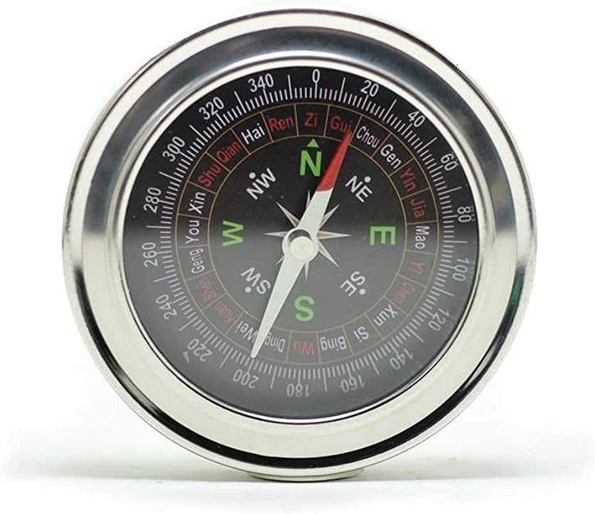 Get Stainless Steel Compass, 60 X 60 X 15 Mm - Multicolor with best offers | Raneen.com