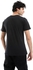 Diadora Men Cotton Printed T-Shirt - Black