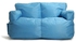Bomba Luxury Sofa Waterprooof Bean Bag - Skyblue
