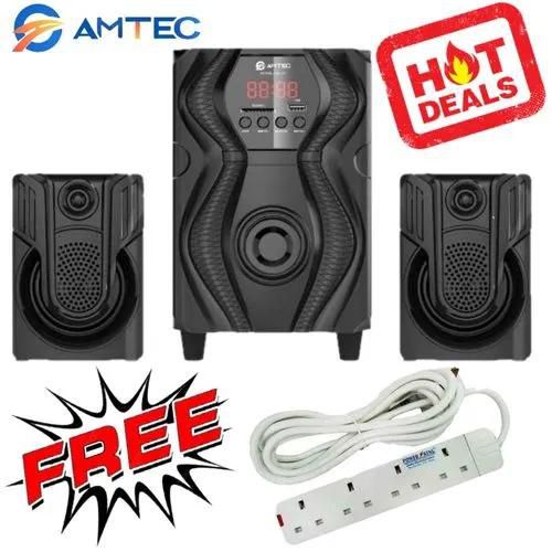 CLEARANCE OFFER Amtec AM 018 2.1ch Subwoofer System 3000W Fm,Usb