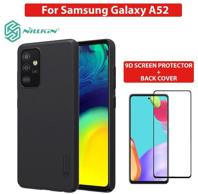 Nillkin SAMSUNG GALAXY A52 Super Frosted Shield Ultra Thin Hard Back Cover+FREE 9D SCREEN PROTECTOR