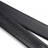 Men's Belt Leather Automatic Buckle Belts-Black & Silver