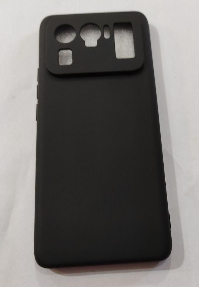 Redmi Mi 11 Ultra Silicon Back Cover - Black