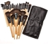 Makeup Brush Set Of 32 Pcs With Pu Leather Storage Pouch
