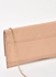 Textured Pattern Chain Strap Crossbody Bag Light Brown