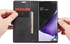 Caseme Wallet Retro Black Suede Leather Flip Case For Samsung Galaxy Note 20