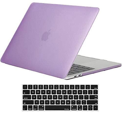 MacBook Pro 13 2017 & 2016 Release A1706/A1708 Hard Shell Case and Keyboard Skin (Purple)