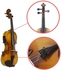 Mike Music 4, 4 Full Size Acoustic Eq Electric Violin Fiddle Kit Solid Wood Spruce Face With Bow Hard Case Shoulder Rest, Cable, Extra Strings (Acoustic Eq Electric)